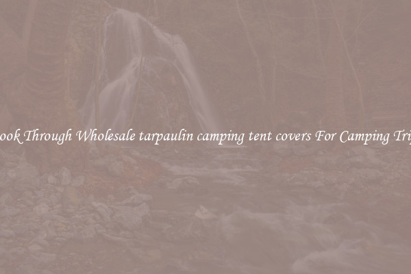 Look Through Wholesale tarpaulin camping tent covers For Camping Trips