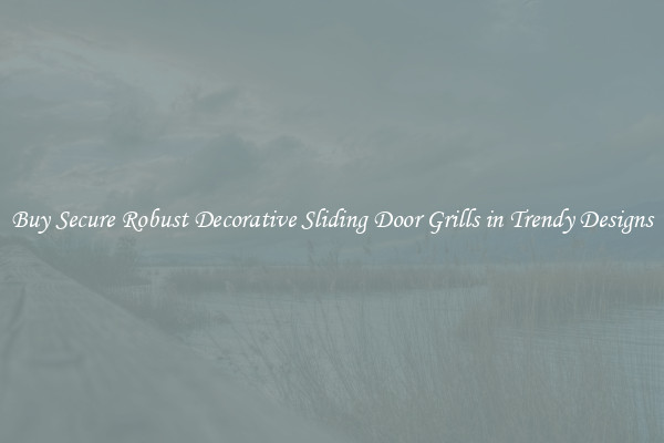 Buy Secure Robust Decorative Sliding Door Grills in Trendy Designs