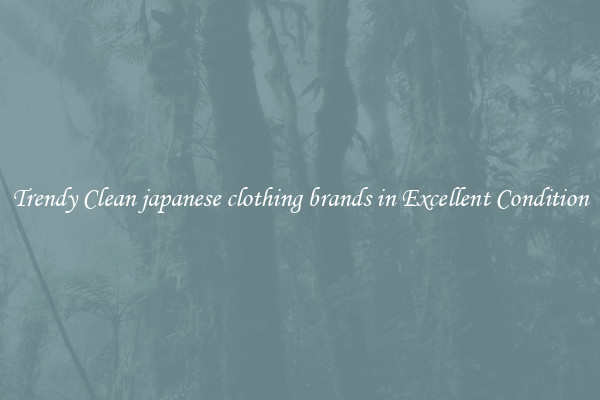 Trendy Clean japanese clothing brands in Excellent Condition