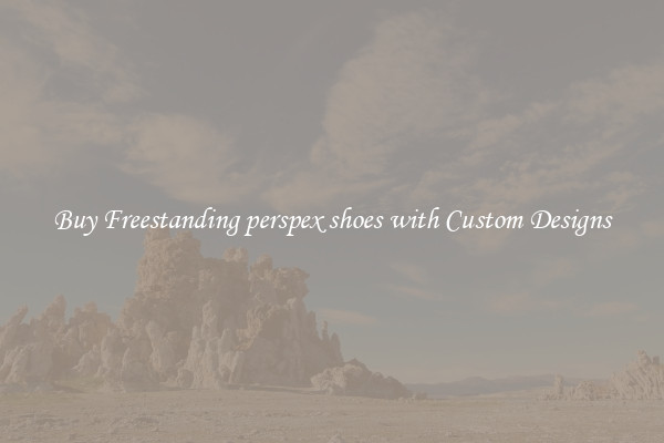 Buy Freestanding perspex shoes with Custom Designs