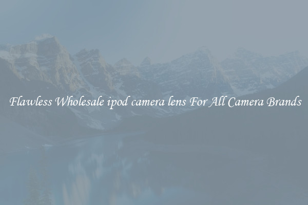 Flawless Wholesale ipod camera lens For All Camera Brands
